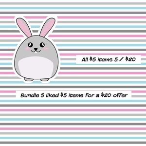 All $5 items in closet / bundle 5 for $20